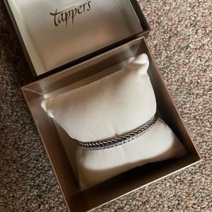 Tappers Silver and Diamond Bracelet